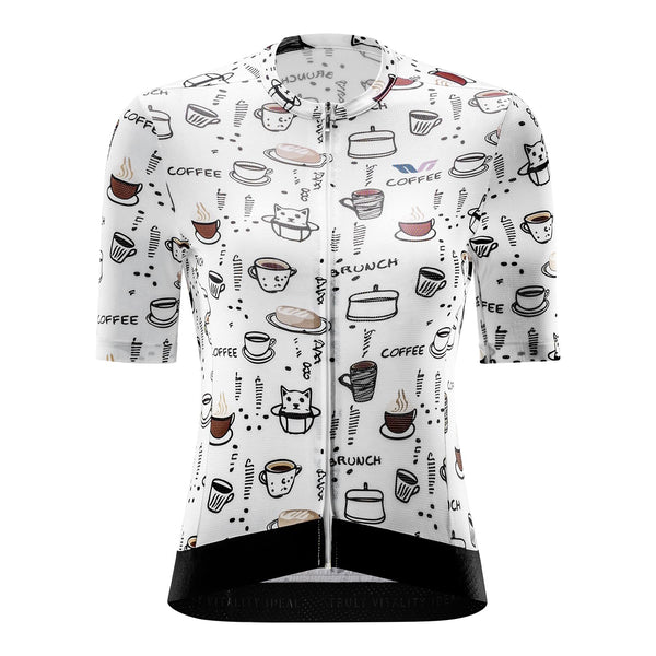 ROCKBROS Womens Cycling Jersey Short Sleeve Breathable Quick-Dry Bike Shirts with 3 Pockets Full Zipper Reflective Elements