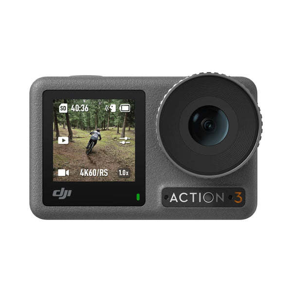 DJI Osmo Action 3 Outdoor Combo, Action Camera 4K with Chest & Backpack Strap Mount for Travel, Sports, Stabilization, Cold Resistant, Waterproof Action Camera with 2 Batteries up to 320 Mins - TRIPPER ELECTRIC BIKES