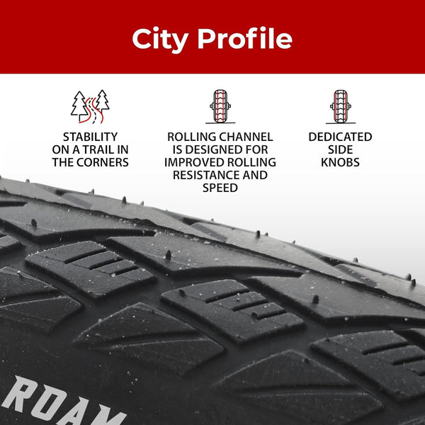 Fincci City 700x35c Bike Tire with 700c Bike Tube Schrader/Presta - 2er Foldable 700c Tires, 37-622 with 1 mm Puncture Resistant - Kevlar Road Bike Tires 28 inch for Touring, Hybrid, Electric Bicycles