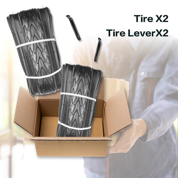 26x1.5 Bike Tires (40-559) 26 Inch Bike Tires or with 26" Bike Tubes 32mm Schrader Valve Suitable for 26 x 1.5 26 x 1.75 Bicycle Tires and Tubes for City Road Bicycles