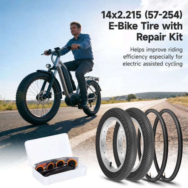 2 PCS 14/16/18x2.125" Bike Tires and Tubes, 14 Inch Bicycle Tires 57-305/16x2.125 Inch Bike Tire 57-355/18 x 2.125 Inch Bicycle Tire and Tube Combo