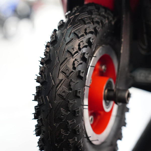 200x50 Dirt Scooter Knobby Tire and Inner Tube set 8x2 scooter tire & tube set compatible with Pro RDS RX200 E100 E150 E200 Dune Buggy go kart Pneumatic Tyre - one set