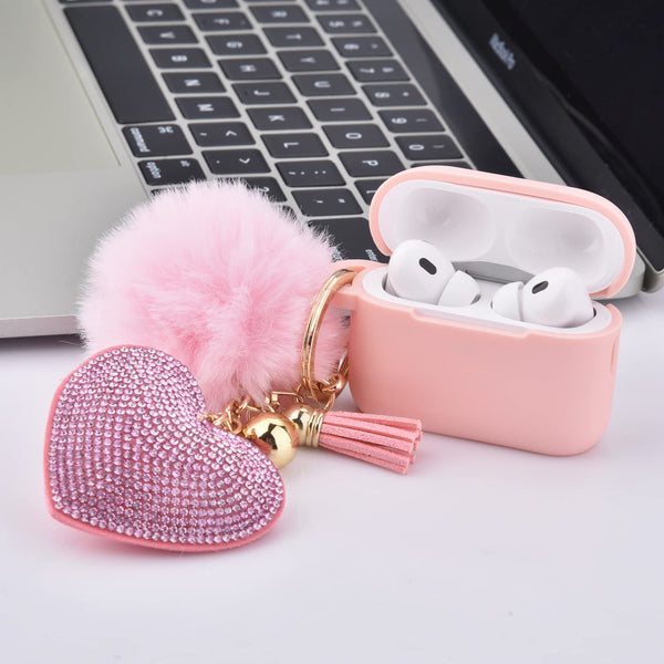 Case Compatible with AirPod Pro 2 Protective Cover with Keychain (503-Green)