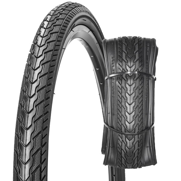 26x1.75 Bike Tires (47-559) 26 Inch Bike Tires or with 26" Bike Tubes 32mm Schrader Valve Suitable for 26 x 1.5 26 x 1.75 26 x 1.95 Bicycle Tires and Tubes for City Road Bicycles