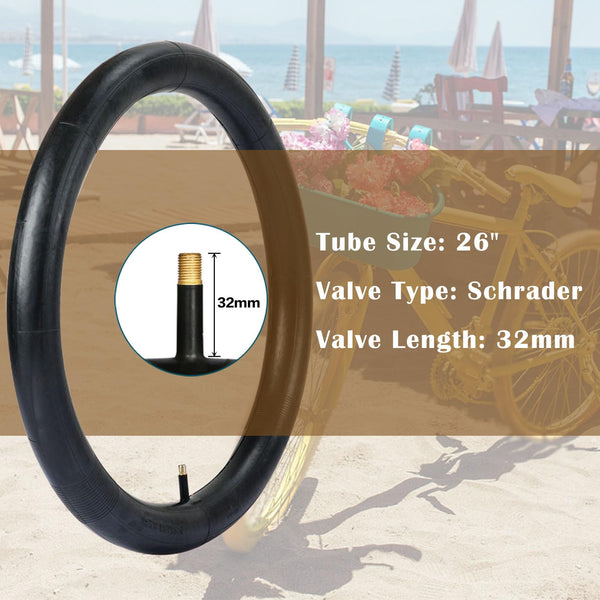 26" Bike Tire 26 x 2.125 Inch Folding Replacement Bicycle Tire for Beach Cruiser Bike