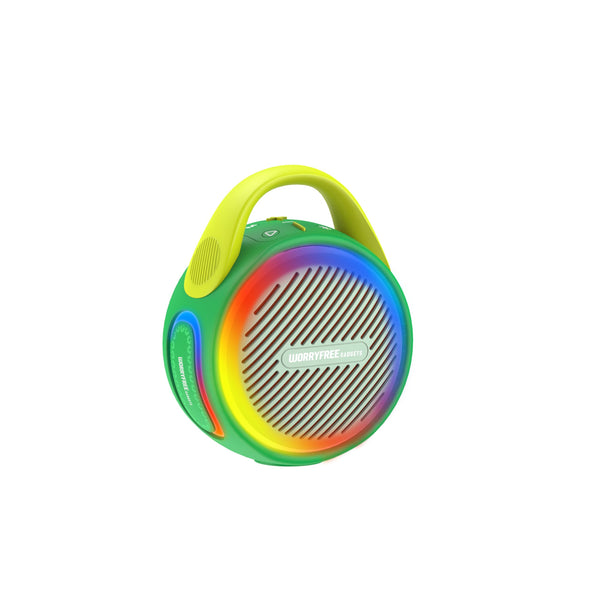 20W Portable Wireless Bluetooth Speaker with Two Microphones Mini Karaoke (Purple)