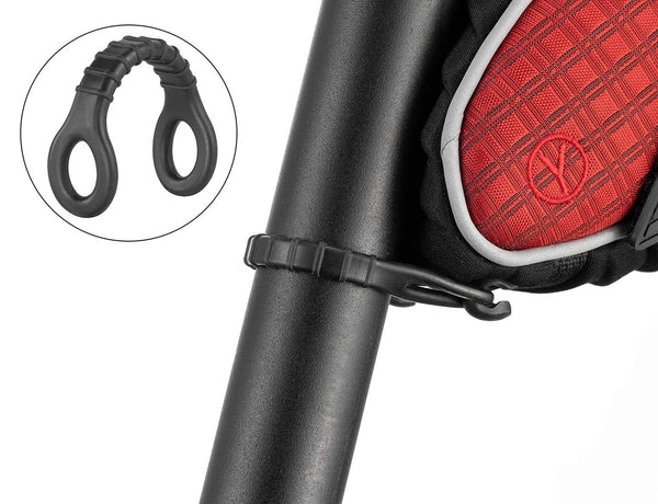 ROCKBROS Bike Seat Bag, Bicycle Saddle Bag Under Seat 3D Shell Cycling Seat Pack for Mountain Road Bikes Black