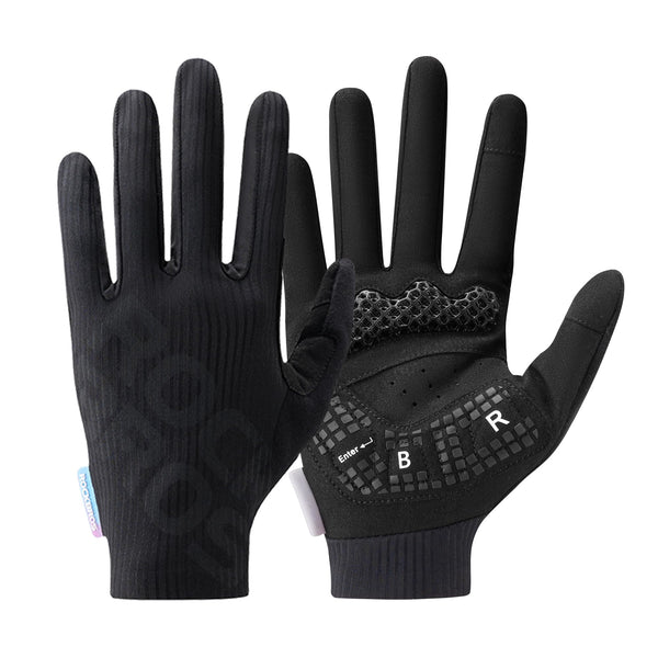 ROCKBROS Cycling Gloves for Men Women – 3D Padded Gel Breathable Biking Gloves, Touchscreen Compatible, Available in Half Finger & Full Finger for Outdoor Sports