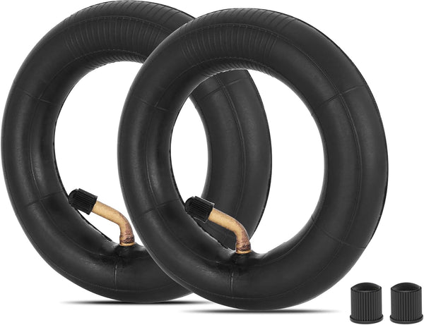 2 Pack 6 x 1.25 inner tubes, 6x1 1/4 inner tube replacement for pneumatic scooters, wheelchair wheels, Jenex V2 roller skis and many 2 wheel skateboards
