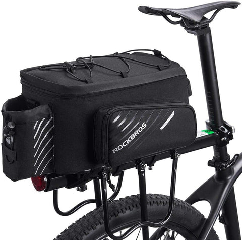 ROCKBROS Bike Rack Bag 13L With Rain Cover.