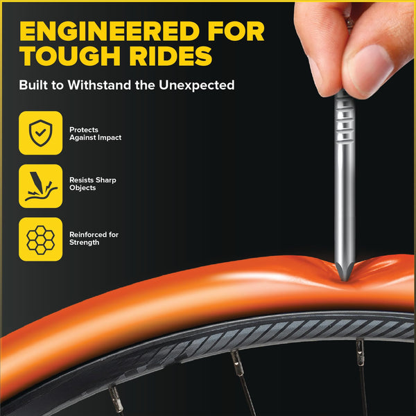 Ultraverse TPU Road Bike Inner Tube 700 x 18-32 with 45mm, 65mm, 85mm Presta Valves Ultra Lightweight Tubes for Road and Gravel Bicycles - 2 Pack with Repair Patch Kit
