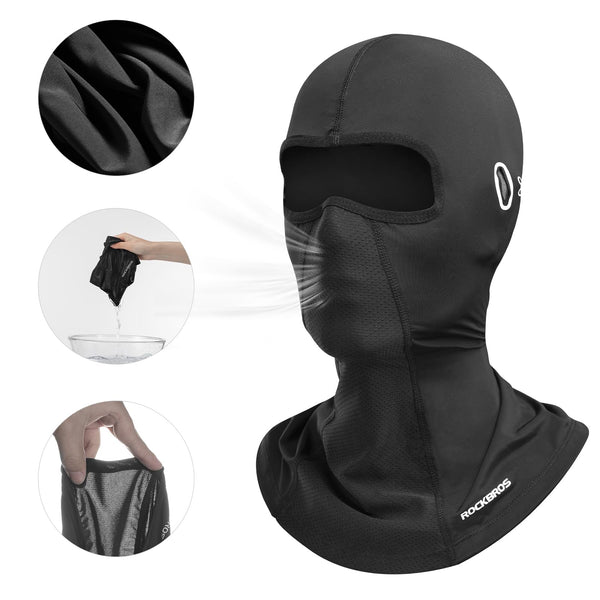 ROCKBROS Cooling Neck Gaiter Ice Silk UV Protection Balaclava