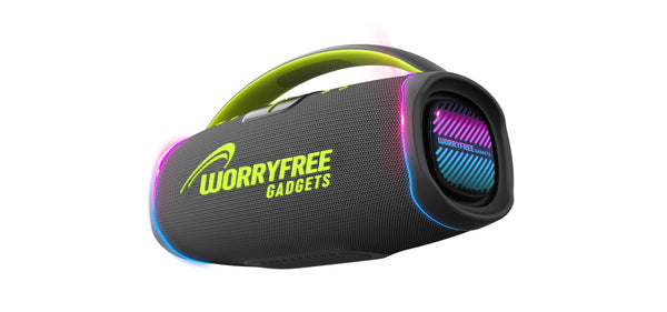 300W Portable Speaker with Handle & Microphone (Gray-WA65)