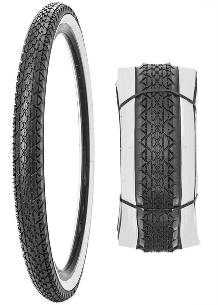 26 Inch Bike Tires 26 X 2.125(57-559) Replacement Tires or Schrader Valve Inner Tubes AV 32mm for Beach Cruiser Bike
