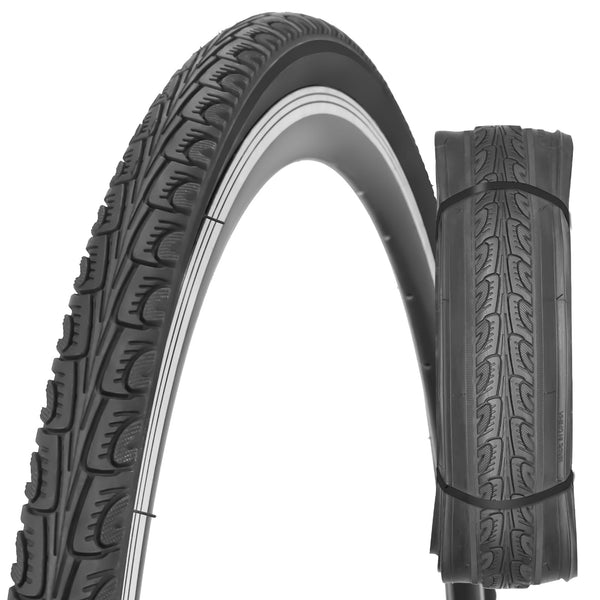 700x35C Bike Tire Foldable Replacement Tires with or Without Bike Tubes and Tire Levers for Road Bicycle