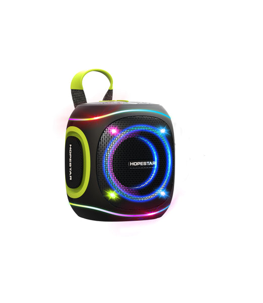 10W Portable Bluetooth Speaker with RGB Lights (Black)