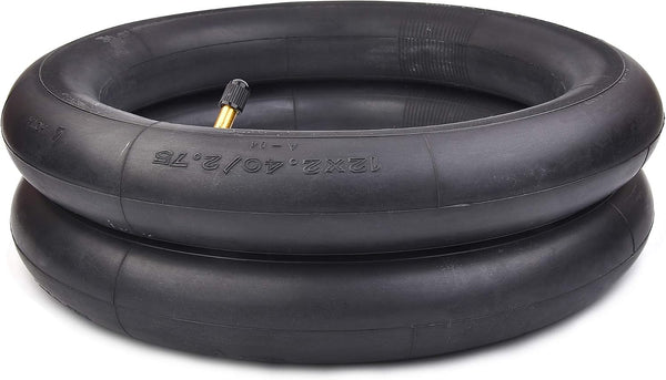 12 1/2 x 2 3/4 (12.5 x 2.75) Mini Dirt Bike Inner Tube and Repair Kit Replacement for MX350 MX400 Pocket Mod Dirt Rocket Dune Buggy (2 Pack)