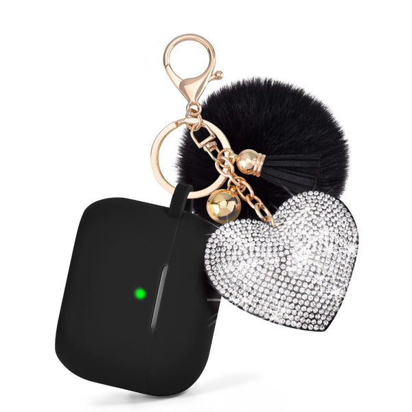 Case Compatible with AirPod Pro 2 Protective Cover with Keychain (503-Green)