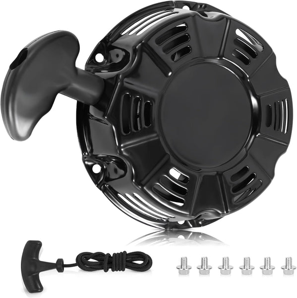 Recoil Starter Assembly 18-165-05-S Pull Starter Compatible with Engine SH255 SH265 SH270 5.5HP 6.5HP on Go Kart Pit Bike Generator Lawnmower Water Pump Pressure Washer with Pull Cord