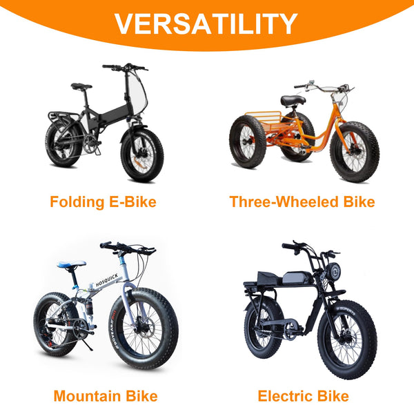 2-Pack 26x4.0 Fat Bike Tire, 26 Inch Mountain Bike Tires & Tubes Set, Folding Replacement Bicycle Tires with Tire Levers for Off-Road Bike and Ebike