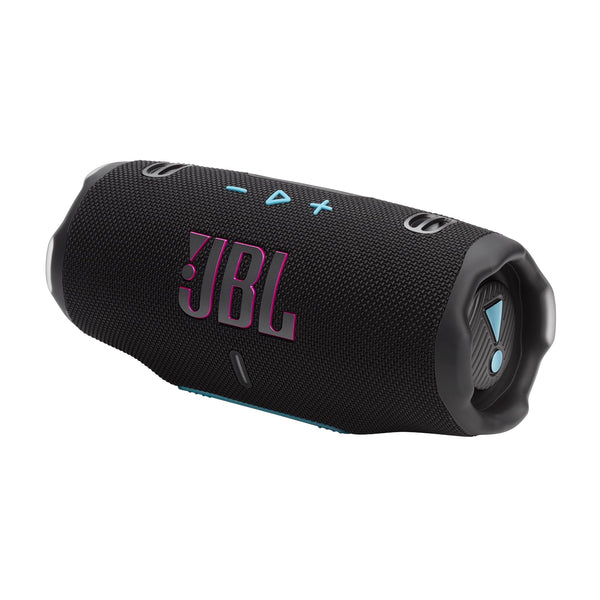 JBL Charge 6 - Portable Waterproof & Drop-Proof Bluetooth Speaker, Bold JBL Pro Sound with AI Sound Boost, 28Hrs of Playtime, Built-in powerbank & Comes with a Sturdy/Removable Carrying Strap (Black)