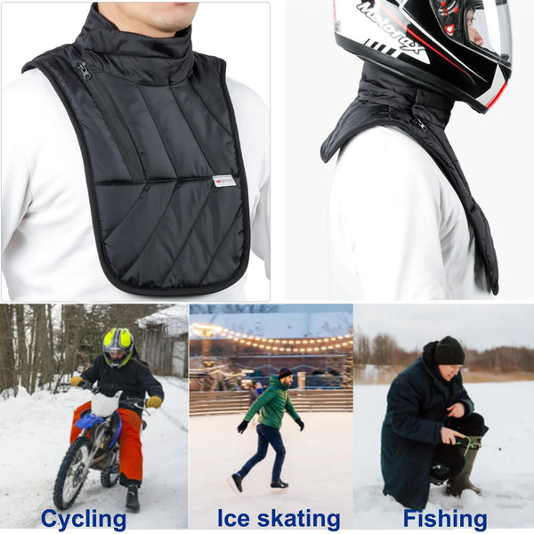 Motorcycle Winter Neck Warmer, Windproof Thermal Neck Warmer, Neck Guard Chest Warmer