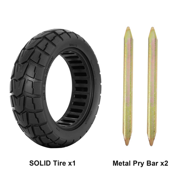 10x2.75-6.5 Scooter Off Road Tire, 10x2.70-6.5 Tubeless Tire for Speedway Dualtron Joyor Titan Segway Gotrax Mten3 Okai Beetle Hitway H5 Electric/Gas Scooter balance Scooter 10" OD Tubeless Tyre