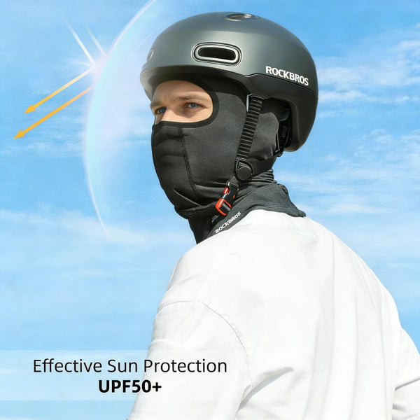 ROCKBROS Cooling Neck Gaiter Ice Silk UV Protection Balaclava