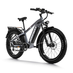 Himiway Zebra D5 26"x4" Electric Bike, 80Miles Range 48V 20Ah Battery 750W Ebike, 400LBS Payload, 25MPH, 7 Speed - TRIPPER ELECTRIC BIKES