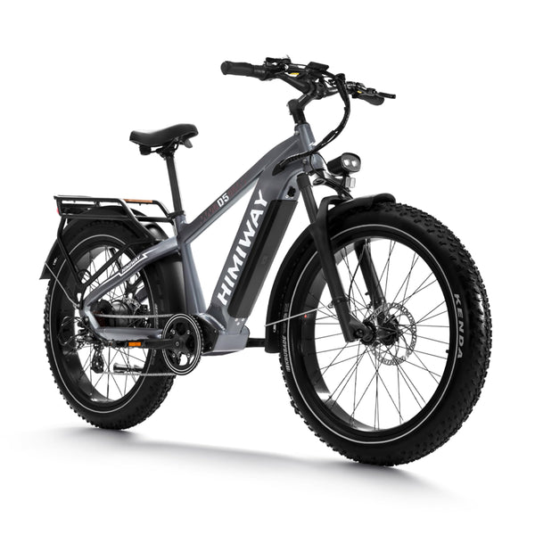 Himiway Zebra D5 26"x4" Electric Bike, 80Miles Range 48V 20Ah Battery 750W Ebike, 400LBS Payload, 25MPH, 7 Speed - TRIPPER ELECTRIC BIKES