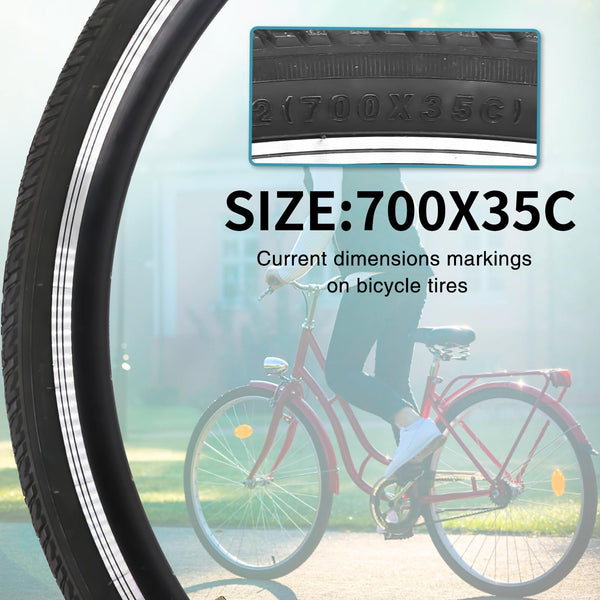 700x35C Bike Tire Foldable Replacement Tires with or Without Bike Tubes and Tire Levers for Road Bicycle