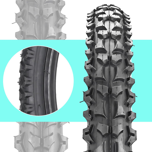 24" Bike Tires 24 X 1.95 Replacement Tires or Inner Tubes AV 32mm Schrader Valve,24 inch Bike Tires Suitable for Mountain Beach Cruiser Bike Replacement Tires & Tubes