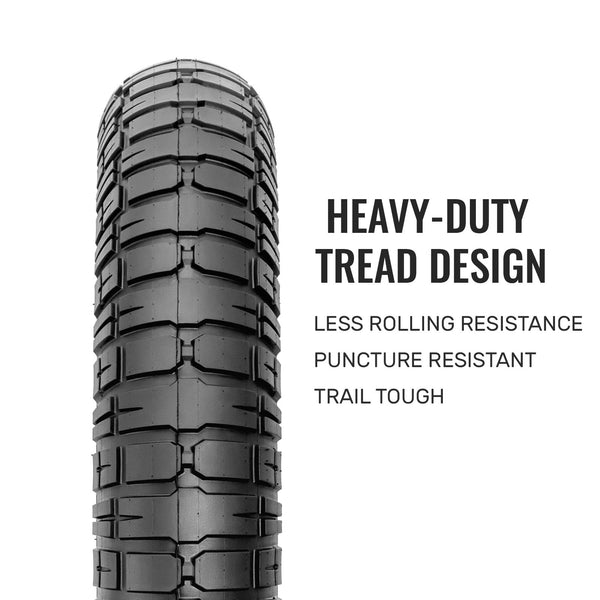 Hycline Ebike Fat Replacement Tire: 20x4.0/20x4.5/20x5.0/26x4.0 Inch Folding Puncture Resistant Fat Tires for Electric Bike, MTB, Heavy Duty, All-Terrain High-Density Tire for Street/Trail Riding - TRIPPER ELECTRIC BIKES