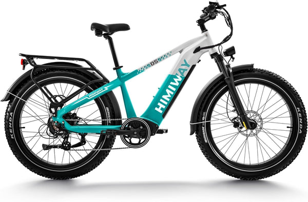 Himiway Zebra D5 26"x4" Electric Bike, 80Miles Range 48V 20Ah Battery 750W Ebike, 400LBS Payload, 25MPH, 7 Speed - TRIPPER ELECTRIC BIKES