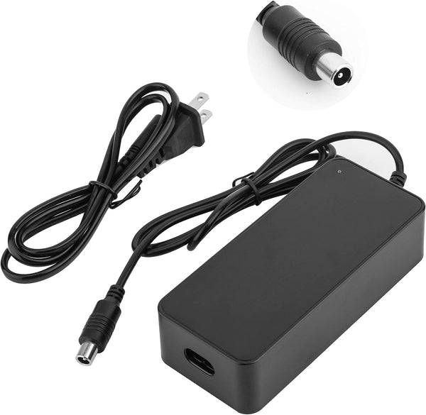 EVAPLUS 42V 2A (84W) Power Adapter for Lime Scooter Chargers for Ninebot G30LP ES2 ES4 ES1L F20 F30 F40 E22 E25 Xiaomi M365 Pro/Pro2 Lime-S and Hiboy S2R Electric Scooter with 36V Li-ion Battery