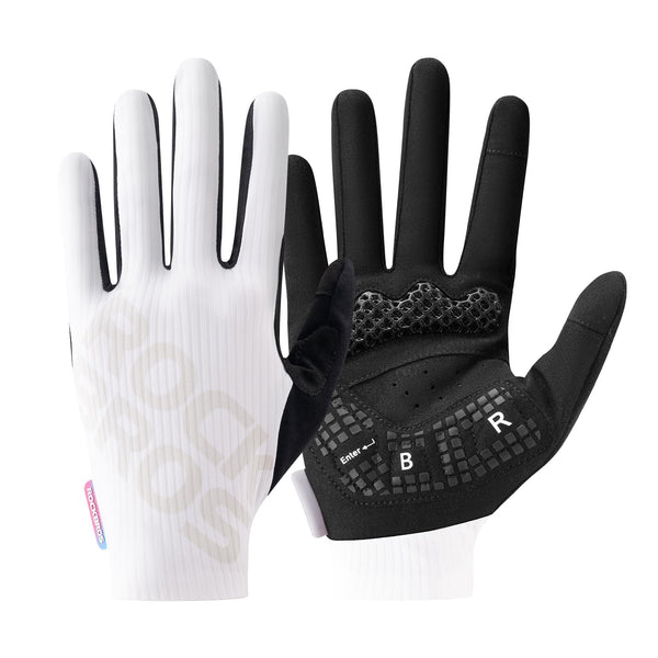 ROCKBROS Cycling Gloves for Men Women – 3D Padded Gel Breathable Biking Gloves, Touchscreen Compatible, Available in Half Finger & Full Finger for Outdoor Sports