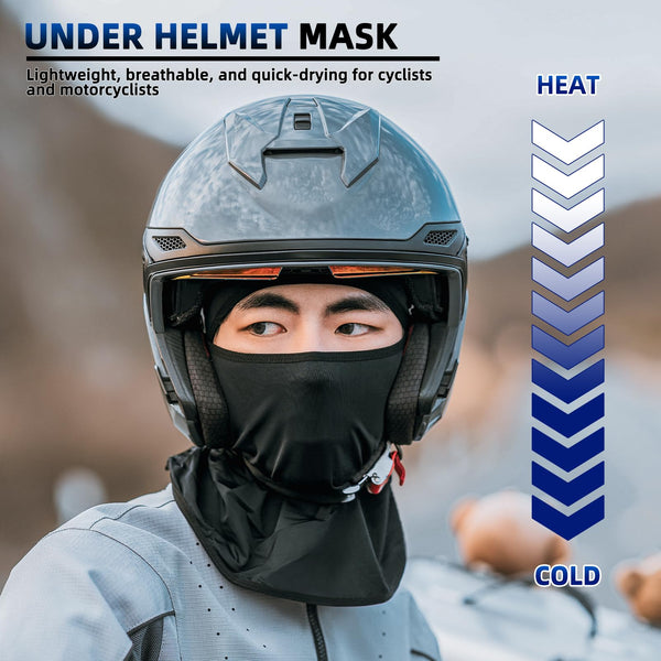 ROCKBROS Cooling Balaclava Face Mask with Glasses Holes Summer Shiesty Mask for Men Women
