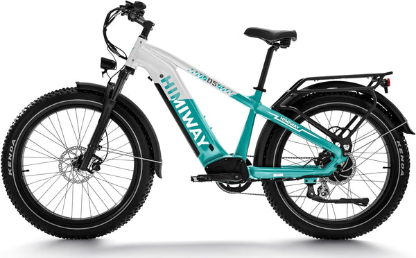 Himiway Zebra D5 26"x4" Electric Bike, 80Miles Range 48V 20Ah Battery 750W Ebike, 400LBS Payload, 25MPH, 7 Speed - TRIPPER ELECTRIC BIKES