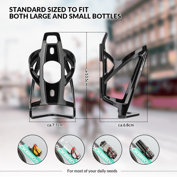 ROCKBROS Bike Water Bottle Holder Ultra-Light Bicycle Bottle Cages with Screws Tool, Universal Bike Cup Holder for Road MTB Mountain Bikes Cycling Accessories（2 Pack） - TRIPPER ELECTRIC BIKES