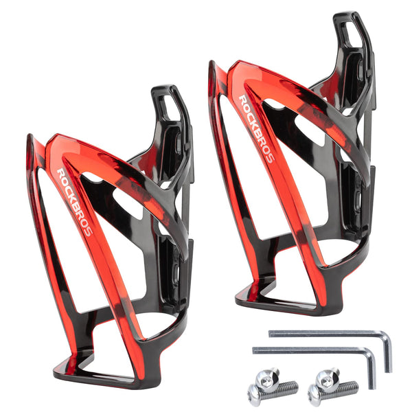 ROCKBROS Bike Water Bottle Holder Ultra-Light Bicycle Bottle Cages with Screws Tool, Universal Bike Cup Holder for Road MTB Mountain Bikes Cycling Accessories（2 Pack） - TRIPPER ELECTRIC BIKES