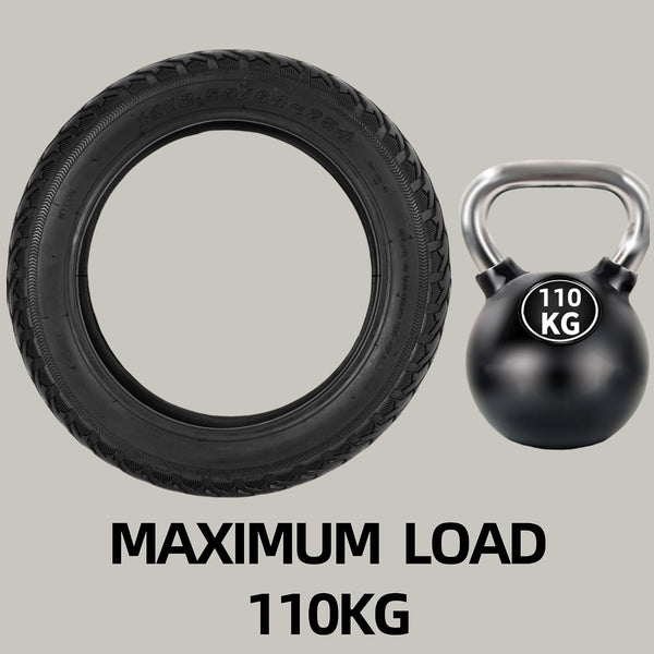 14X2.50 Bike Tire, 2.50-10 Tire for Bicicleta Jetson Kids Bike and Motorcycle Uses 10 inch Hub, Replacement 14 inch Street Bike Tire
