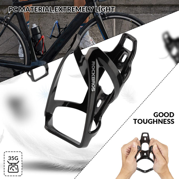 ROCKBROS Bike Water Bottle Holder Ultra-Light Bicycle Bottle Cages with Screws Tool, Universal Bike Cup Holder for Road MTB Mountain Bikes Cycling Accessories（2 Pack） - TRIPPER ELECTRIC BIKES