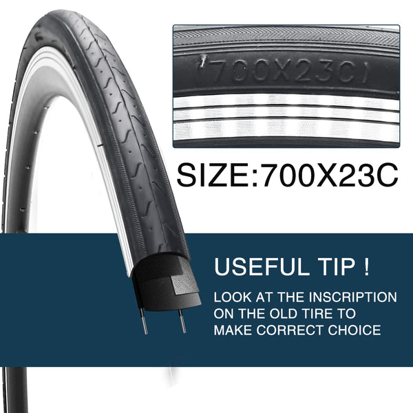 700 X 23C/700 X 25C/700 X 28C/700 X 35C Bike Tire Foldable Replacement Tires for Road Bicycle
