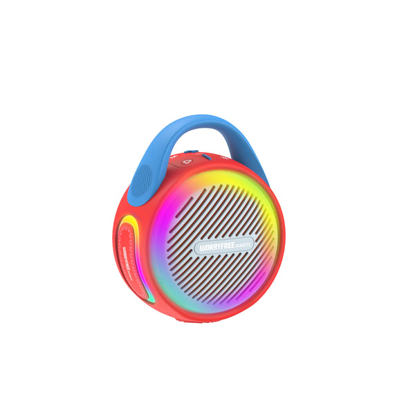 20W Portable Wireless Bluetooth Speaker with Two Microphones Mini Karaoke (Purple)