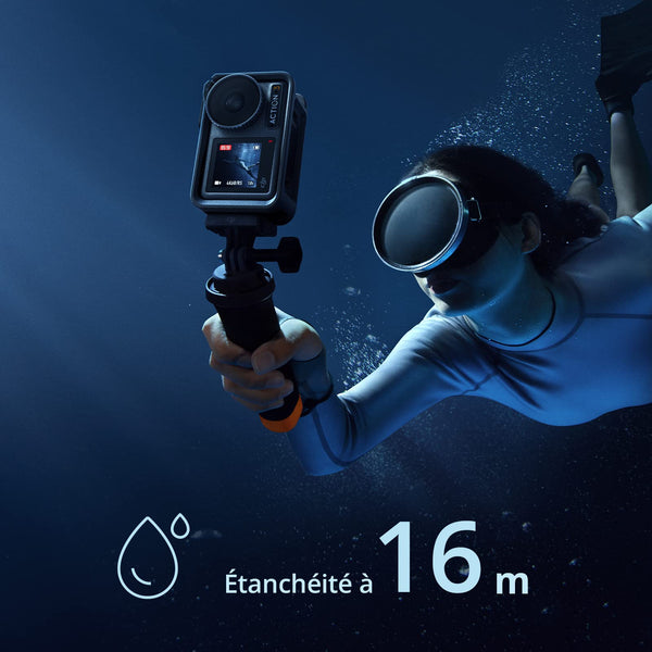 DJI Osmo Action 3 Outdoor Combo, Action Camera 4K with Chest & Backpack Strap Mount for Travel, Sports, Stabilization, Cold Resistant, Waterproof Action Camera with 2 Batteries up to 320 Mins - TRIPPER ELECTRIC BIKES