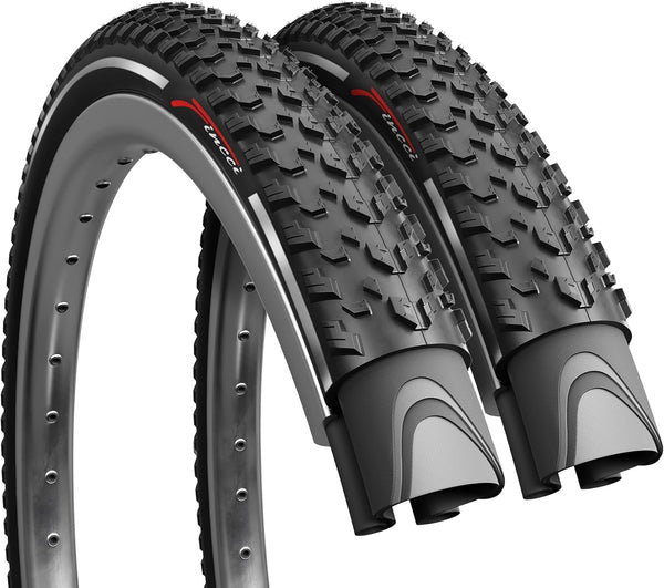 Fincci Durable 27.5 x 2.10 Mountain Bike Tires 54-584 - Kevlar Foldable 27.5 Bike Tire Oncamp for Cycle on MTB, Mud, Dirt, Offroad, XC Bicycle, E-Bikes - Lightweight Tyre 30 TPI