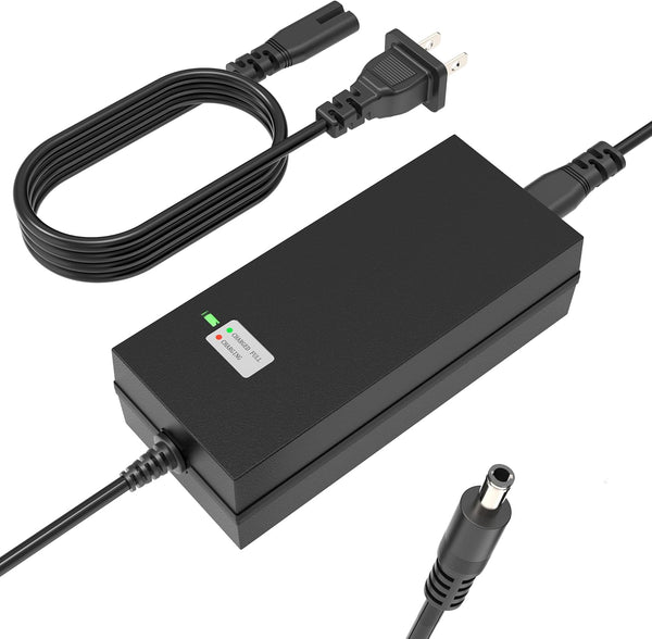 EVAPLUS SGS Certified 42V 2A Charger, Power Adapter with Female DC 5.5mm-2.5mm/2.1mm Port, Compatible with GOTRAX GXL V2, G2, G3, G4, Apex, for 36V Lithium-ion Battery