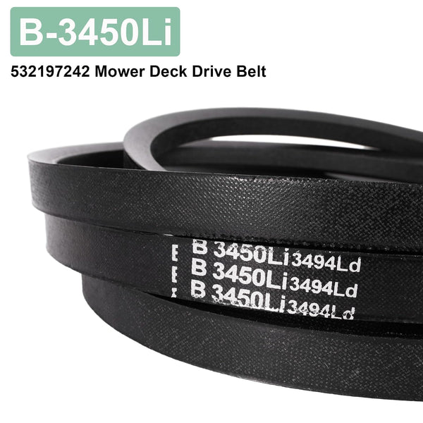 532197242 Mower Deck Belt 48" Replacement Compatible with Poulen, Craftman Lawn Mower Deck Belt Replace 197242