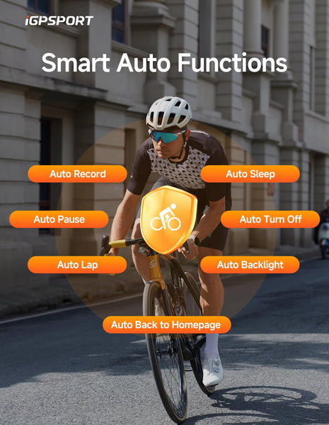 iGPSPORT BSC100S Bicycle/Bike Computer Wireless, 2.6 inch LCD Display Rechargeable Waterproof GPS Cycling Computer - TRIPPER ELECTRIC BIKES