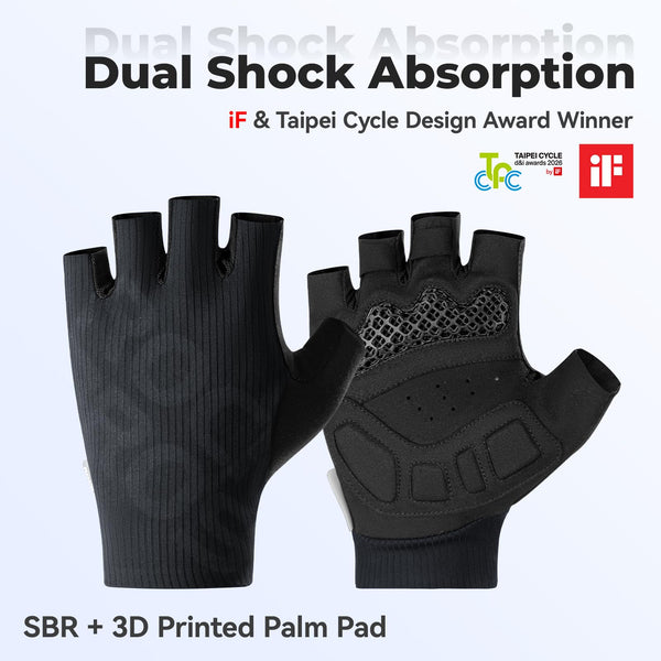 ROCKBROS Cycling Gloves for Men Women – 3D Padded Gel Breathable Biking Gloves, Touchscreen Compatible, Available in Half Finger & Full Finger for Outdoor Sports